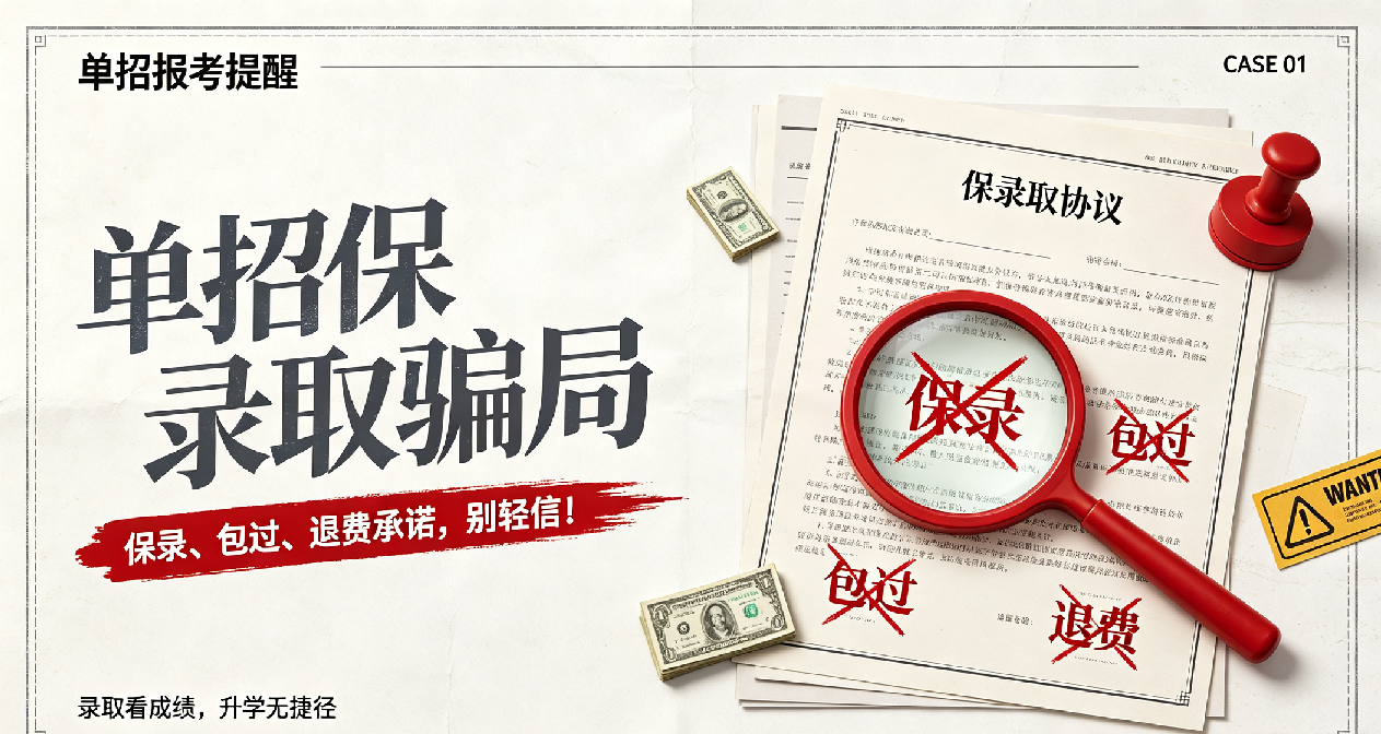 单招保录取骗局还在疯狂收割！为什么还有家长频频上当？